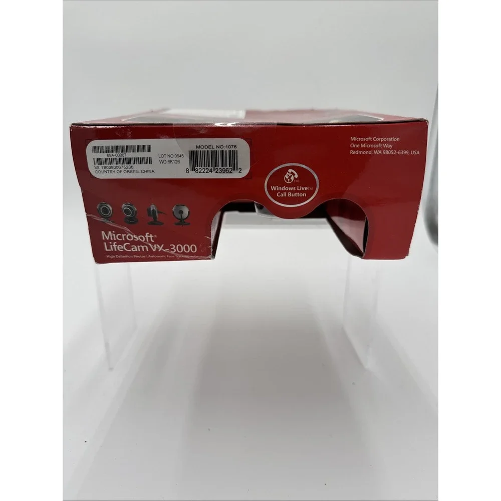 Microsoft Lifecam VX-3000 Camera‎ 640 X 480 Pixel Resolution Video Web Camera